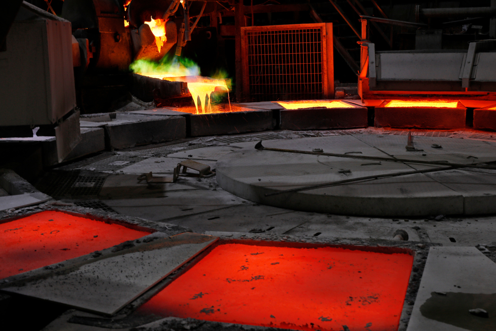 generic copper smelting pic from Shutterstock